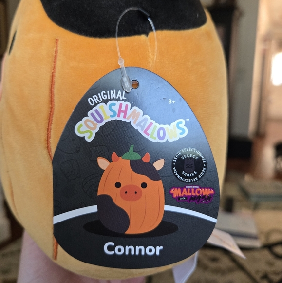 Connor the Pumpkin Cow Select Series/Mallow Mash Squishmallow - Picture 3 of 4